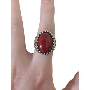 Unisex Red Scorpion Stone Ring
